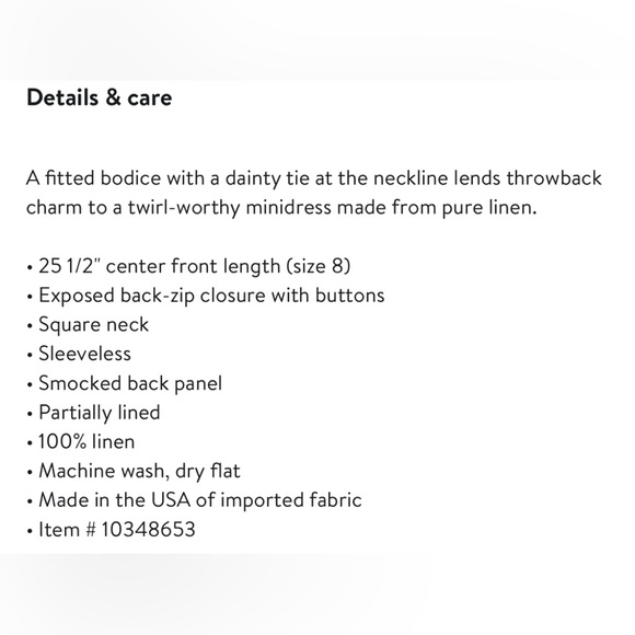 Reformation Daria Linen Mini Dress - White - Picture 5 of 6